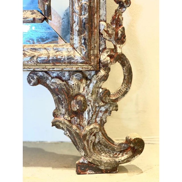 Rococo Vintage Louis XV Style Mirror For Sale - Image 3 of 7