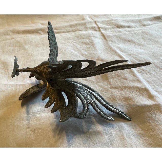 Silver Metal Rooster, 1920s-1940s For Sale - Image 3 of 12