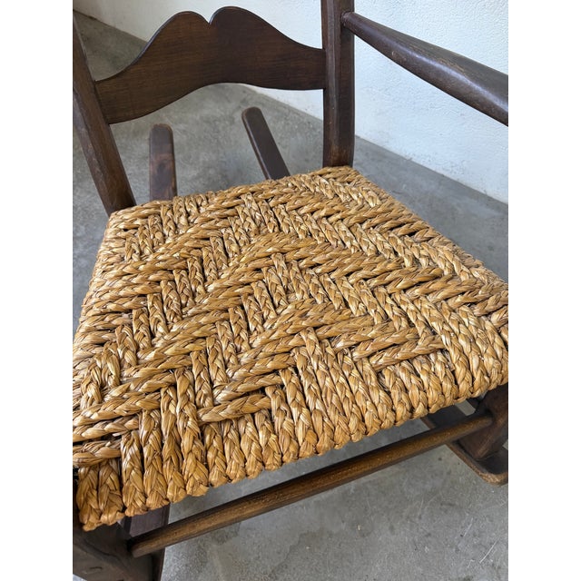 Antique French Rocking Chair, 1900s For Sale - Image 14 of 18