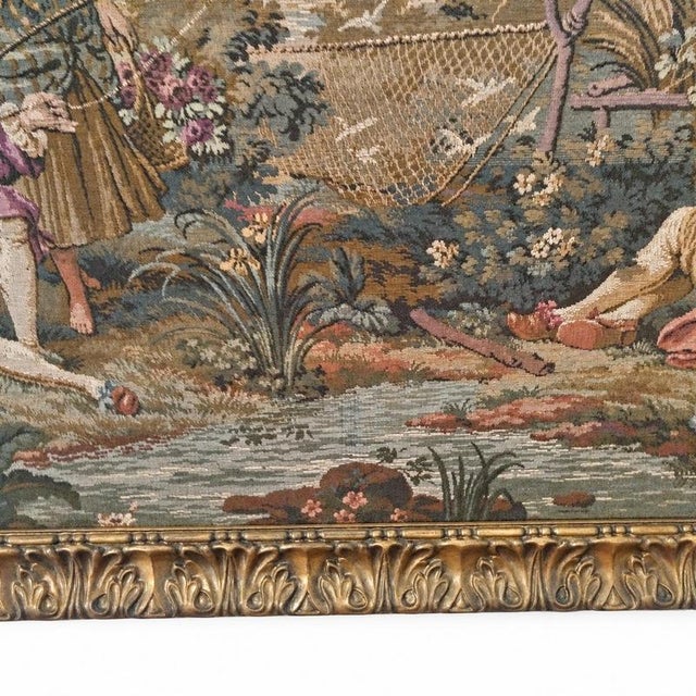 Wood Fishing Tapestry by François Boucher For Sale - Image 7 of 9
