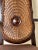 Wood Vintage Cane Back & Claw Ball Feet Arm Accent Chair For Sale - Image 7 of 12
