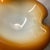 Barbini Vintage 1950s Alfredo Barbini Murano Glass Clam Shell Bowl Gold Fleck For Sale - Image 4 of 5
