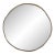 Antique Brass Organic 'Round' Mirror For Sale