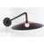 Metal Amber Lewis for Visual Comfort Signature Ponce 9" Articulating Sconce in Modern Iron with Modern Iron Shade For Sale - Image 7 of 10