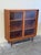 Danish MCM Teak Display Cabinet / Vintage Bookcase With Sliding Glass Doors 1960s For Sale - Image 9 of 9