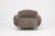 Vintage Italian design armchair in sand/beige velvet fabric upholstery from 1970’s.Condition Usage marks and age related...