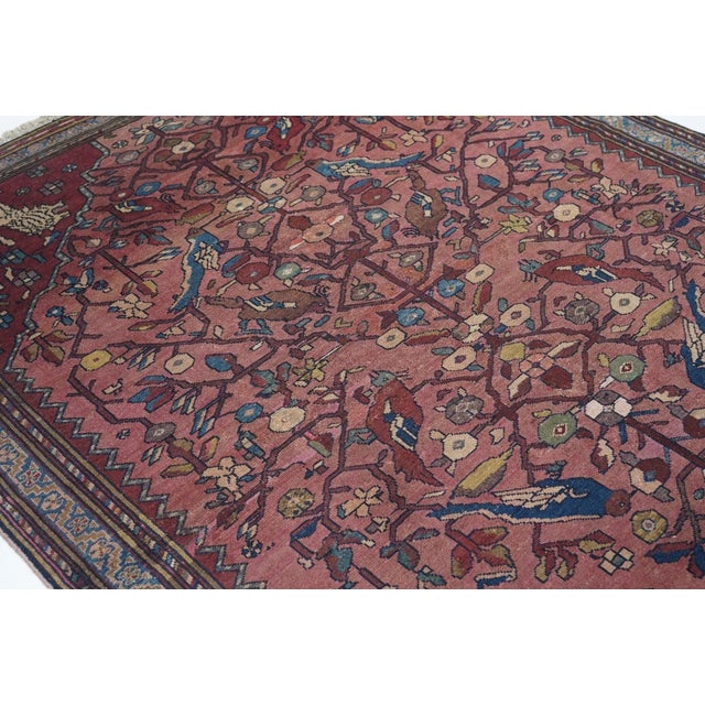 Textile Antique Malayer Rug 5'4'' x 6'4'' For Sale - Image 7 of 10