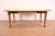 American L. & J. G. Stickley American Colonial Solid Cherry Wood Extension Dining Table | Newly Refinished For Sale - Image 3 of 15