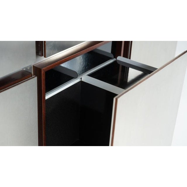 Mid-Century Modern Shelve in Wood and Metal from Acerbis, Italy, 1970s For Sale - Image 9 of 14