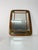 Brown Large Art Deco Wall Mirror with Stained Glass Inserts, 1950 For Sale - Image 8 of 10