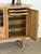 Mid-Century Modern Oak Credenza with Leaded Glass by Henning Kjærnulf, 1960s For Sale - Image 4 of 10