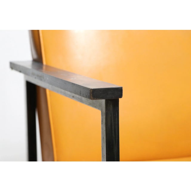 1950s Mid Century Paddle Arm Chair After Nelson For Sale - Image 5 of 13