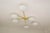 Ceiling Lamp in Brass and Murano Glass in the style of Angelo Lelli for Arredoluce For Sale - Image 6 of 10