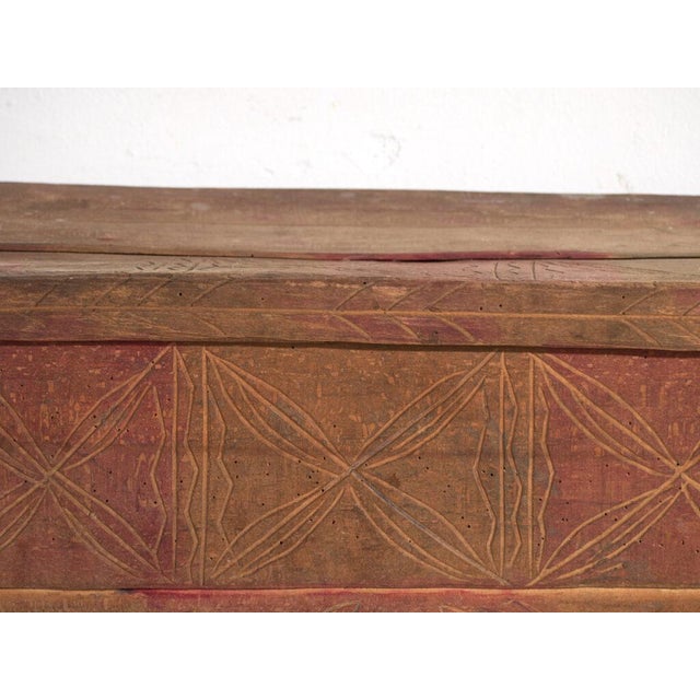 Carved Chest in Pine, Central Europe, 1850 For Sale - Image 10 of 14