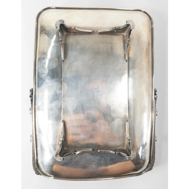 19th Century Aesthetic Silver Plate Bread Basket by Rogers & Bro For Sale - Image 10 of 13