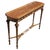 19th Century Louis XVI Handcarved Walnut Console Table with Burlwood Inlay For Sale - Image 5 of 18