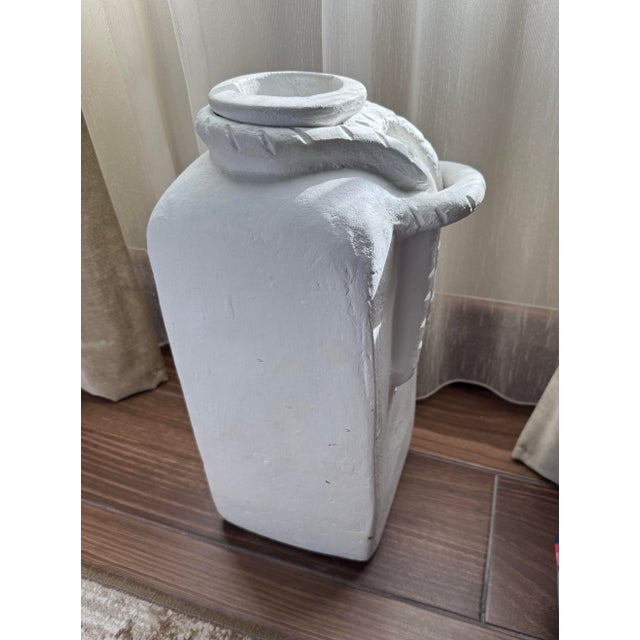 1970s Circa 1970s Tall Sculptural Terra Cotta Planter –Organic Modern Form in the Spirit of John Dickinson, Acquired From Palm Beach Estate For Sale - Image 5 of 7