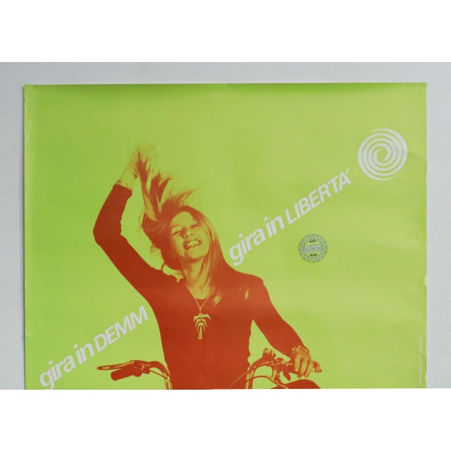 Date: 1970's Size: 27 x 39 inches About the poster: This is an original vintage Italian advertising poster for DEMM 50...