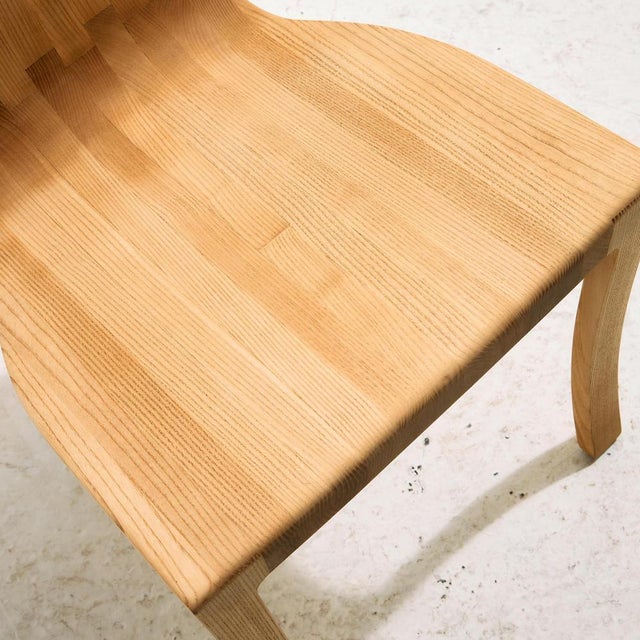 Brown Ash Kragenæs Dining Chair by Walther Nielsen, 1970s, Set of 4 For Sale - Image 8 of 18