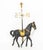 Gold American Carousel Horse Form Gilt and Ebonized Metal Weathervane For Sale - Image 8 of 8