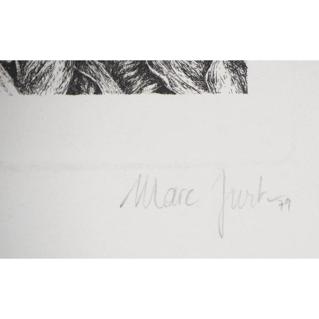 Marc Jurt, About New York I, Original Engraving For Sale - Image 6 of 8