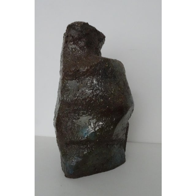 Abstract Belgian Ceramic Sculpture of Mother with Child by Paul De Bruyne, 1960s For Sale - Image 10 of 18