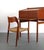Brown Danish Modern Drafting Desk w/ Original Skeleton Key, Denmark For Sale - Image 8 of 9