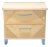 Alf Italia Two Tone Two Drawer Nightstand - Stylish and Functional For Sale