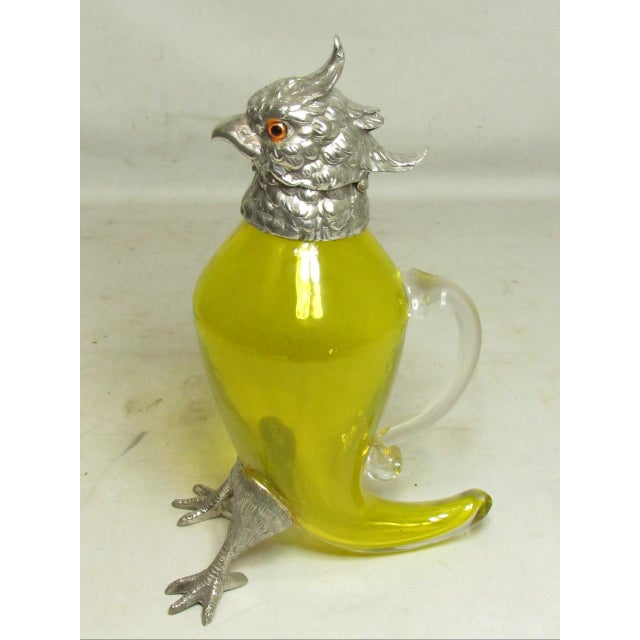 Antique English Cockatoo Decanter For Sale - Image 13 of 18