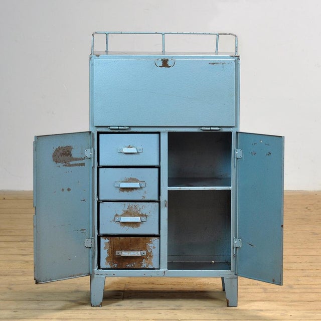 Industrial 4-Drawer Cabinet, 1970s For Sale - Image 4 of 13