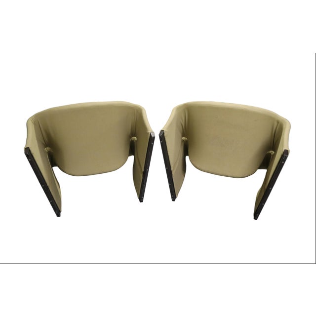 1966 Pair of Model F580 Groovy Arm Chairs by Pierra Paulin for Artifort For Sale - Image 11 of 11