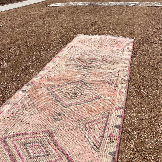 1960s Vintage Distressed Kurd Rug Runner - 2’9x11’1 For Sale - Image 5 of 7