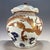 1950s Iron-Red & Gilt Dragon Porcelain Covered Ginger Jar With Lotus Lid For Sale - Image 5 of 9