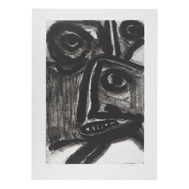 Bengt Lindstrom, Shamanic Creature, Engraving For Sale