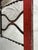 Mid-Century French Bistro Bench With Red Slats and Wrought Iron Frame For Sale - Image 11 of 11