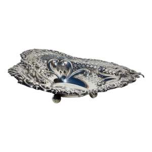 Sterling Silver Gorham Chantilly Heart Dish/ Fruit Bowl 10 Ozs.