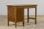 1940s Petite French Art Deco Oak Office Desk For Sale - Image 11 of 17