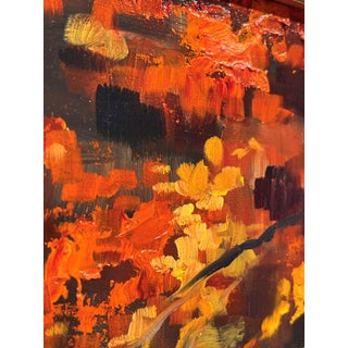 Autumn Flare by Michelle Condrat | Oil Painting of vibrant autumn foliage and colors For Sale