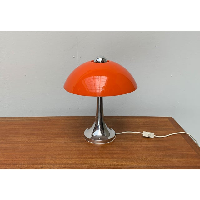 Mid-Century Space Age Mushroom Table Lamp, 1960s For Sale - Image 15 of 18