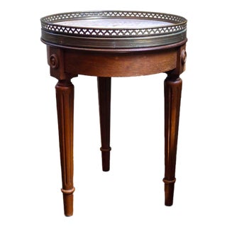 1920s French Marble Accent Table For Sale