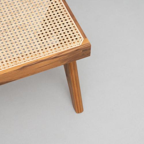 057 Civil Bench in Wood and Woven Viennese Cane by Pierre Jeanneret for Cassina For Sale - Image 16 of 18