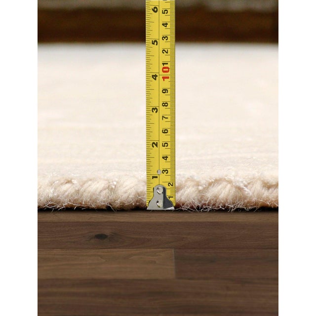 2020s Pasargad Home Edgy Ivory Area Rug, 2' 7'' X 8' 0'' For Sale - Image 5 of 6
