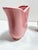 1950s Pair of Pink Art Deco Style Ceramic Vases – Fluted Nautilus Hollywood Regency Planters For Sale - Image 5 of 8