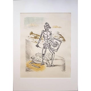 Giorgio De Chirico, The Gladiator, 1929, Lithograph For Sale