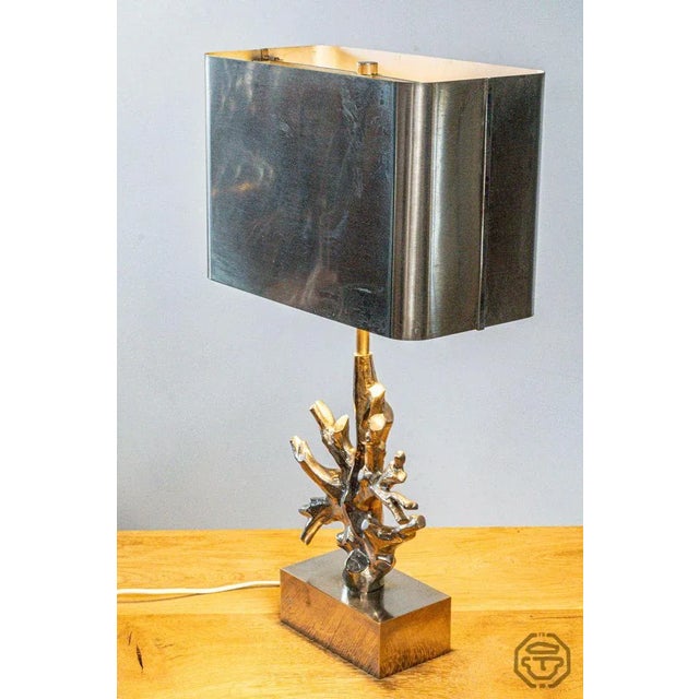 Metal Coral House Lamp from Maison Charles, 1970s For Sale - Image 7 of 15