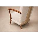 Armchair in Caviúna Wood, Leather and Bouclé by Giuseppe Scapinelli, Brazil, 1950s For Sale In New York - Image 6 of 18