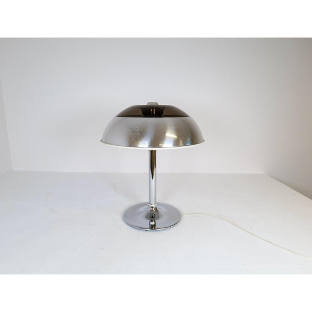 Large Space Age Chrome Table Lamp from Fagerhults, Sweden, 1970s For Sale - Image 4 of 18