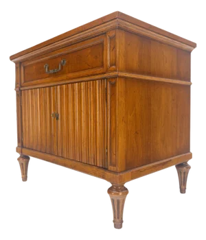 Baker One Drawer 2 Doors End Table Night Stand MINT!