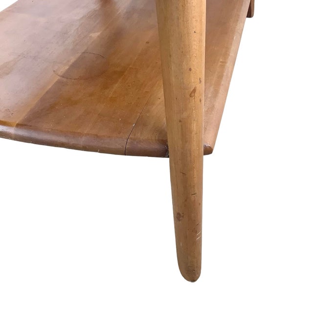 Small Wakefield-Style Mid-Century Wood Coffee Table, 1950s For Sale - Image 11 of 18