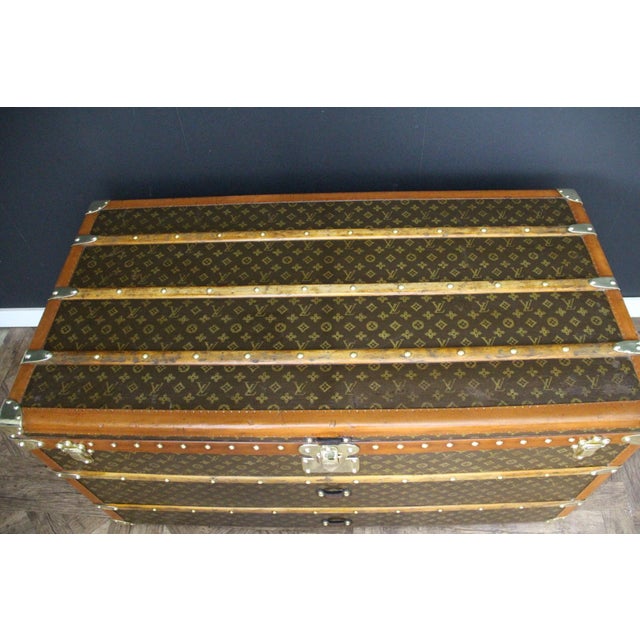 Monogram Courier Trunk from Louis Vuitton, 1920s For Sale - Image 15 of 18